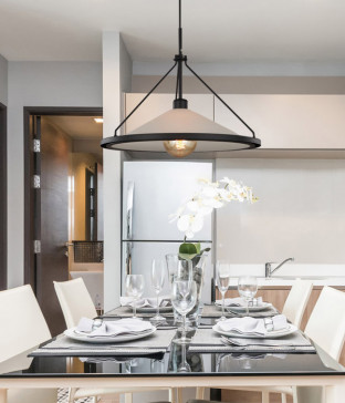 스피드 1등 펜던트조명 인테리어 식탁등 LED 식탁조명 (블랙)