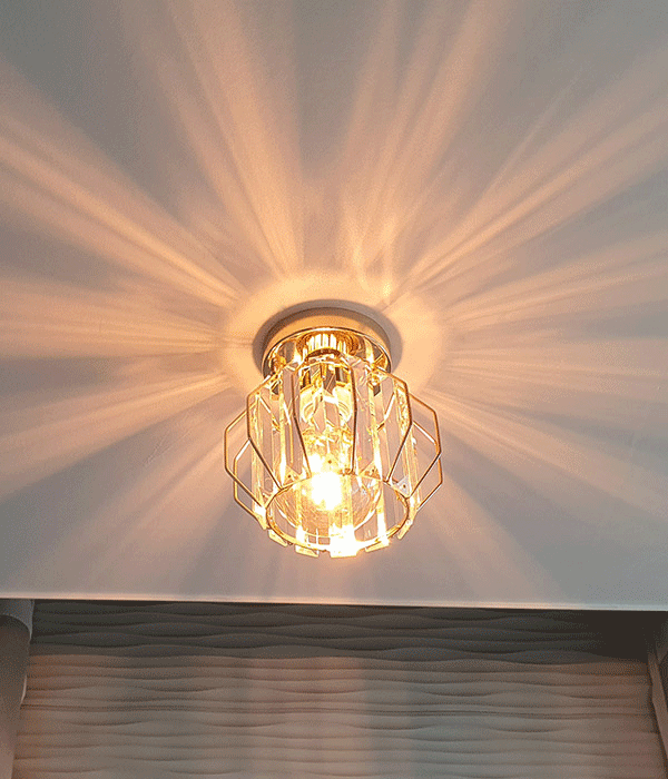 프리지아 1등 직부등 현관센서등 크리스탈센서등